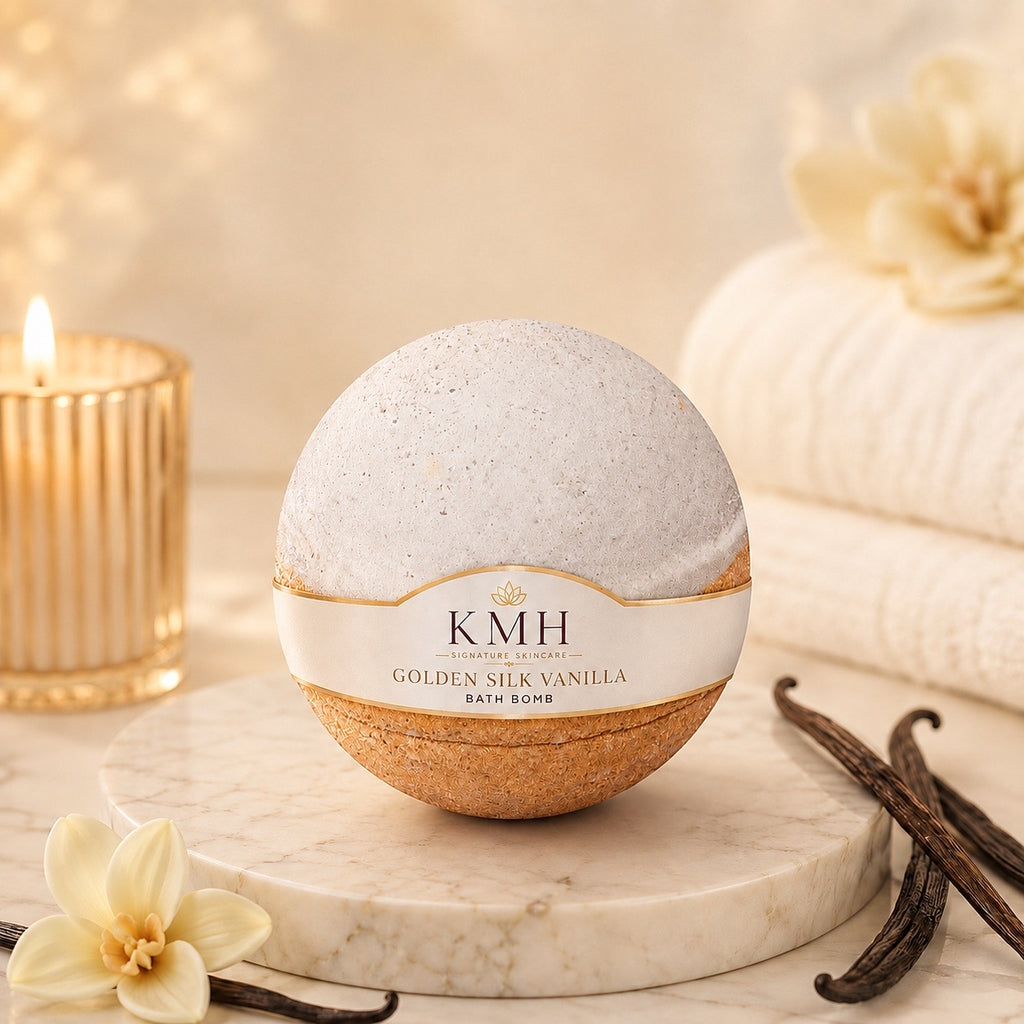 KMH Golden Silk Ritual – Luxury Botanical Skincare Set