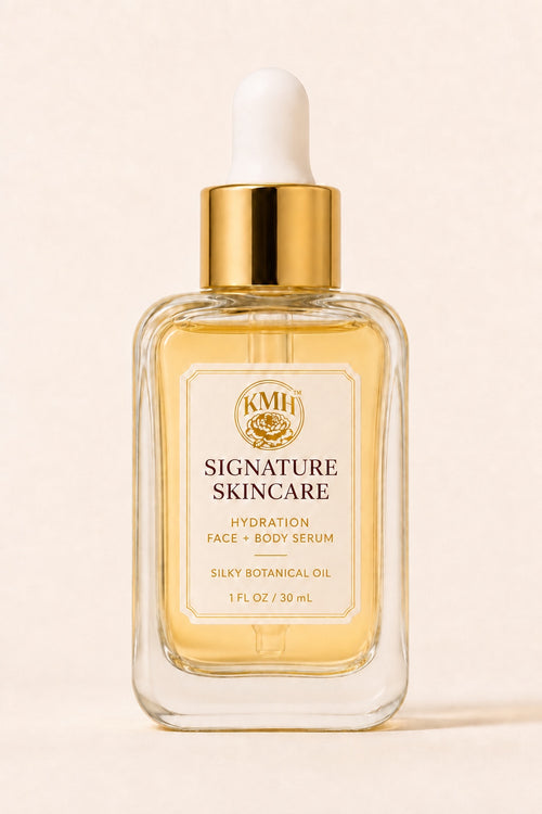 KMH Golden Silk Ritual – Luxury Botanical Skincare Set