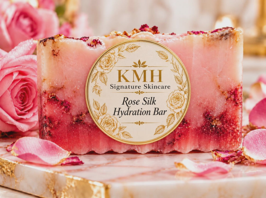 Video for KMH Rose Silk Hydration Bar Soap